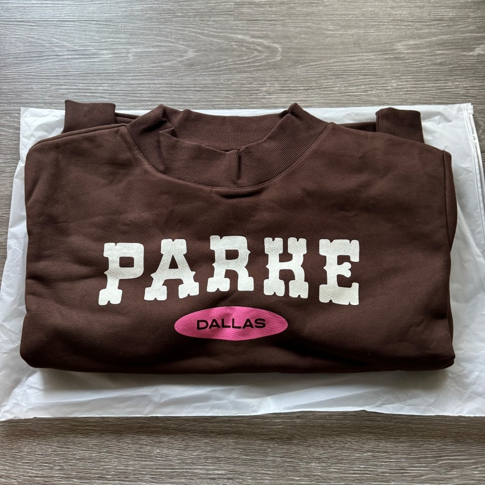 PARKE Dallas Signature Mockneck NWT - Picture 3 of 7